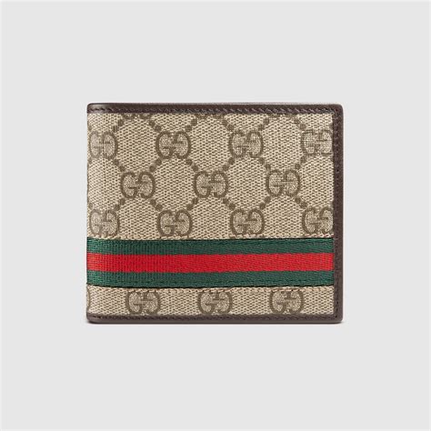 gucci men's bifold wallet